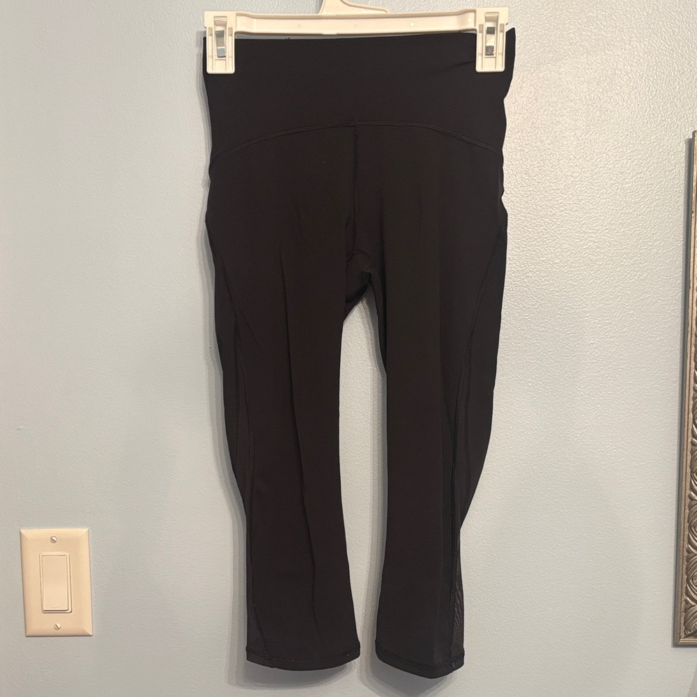 lululemon athletica Classic Black Cropped Leggings